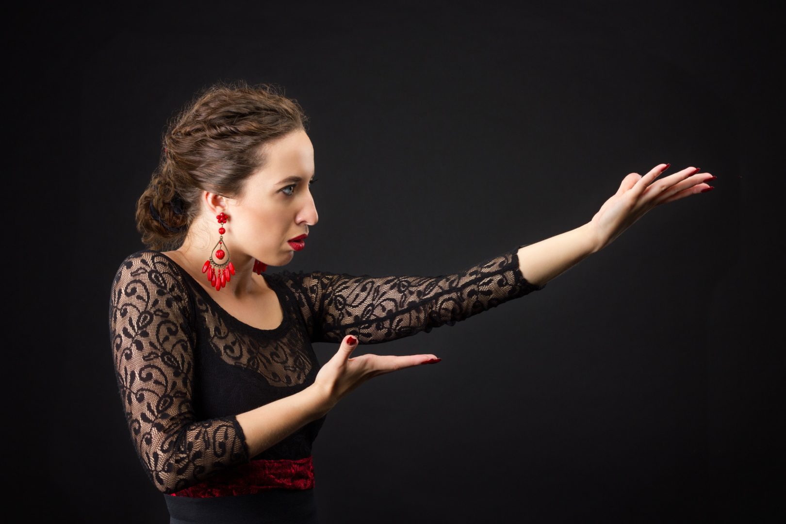 mujer baile flamenco